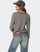 EDIKTED Ruth Henley Waffle Top image number 5