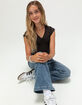 RSQ Girls High Rise Wide Leg Jeans image number 12