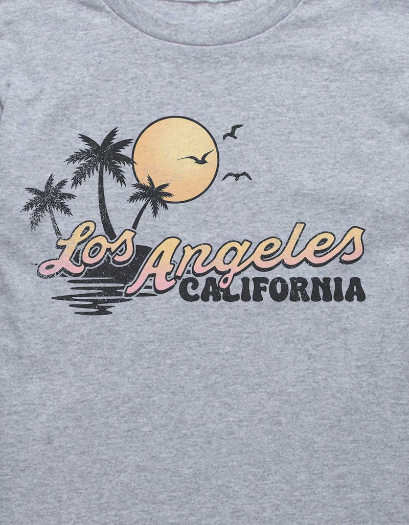 LOS ANGELES California Sunset Distressed Unisex Kids Tee image number 1