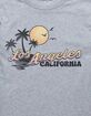 LOS ANGELES California Sunset Distressed Unisex Kids Tee image number 2