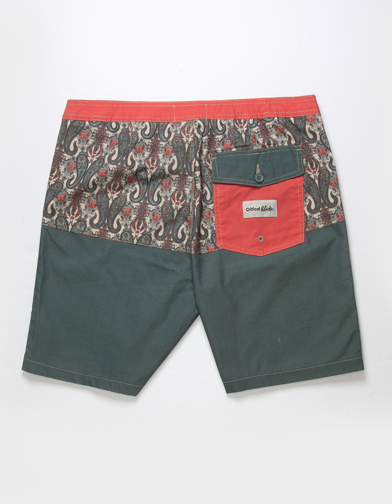 THE CRITICAL SLIDE SOCIETY Brother Mens 18" Boardshorts image number 7