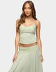 EDIKTED Evia Lacey Backless Halter Top image number 1