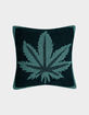 Mary Jane Teal Hooked Pillow image number 1
