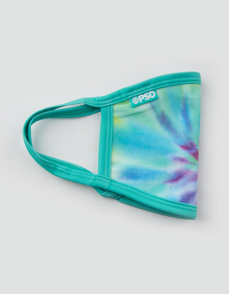 PSD Aqua Tie Dye Fashion Face Mask image number 1