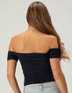 TILLYS Butter Soft Womens Off The Shoulder Top image number 4
