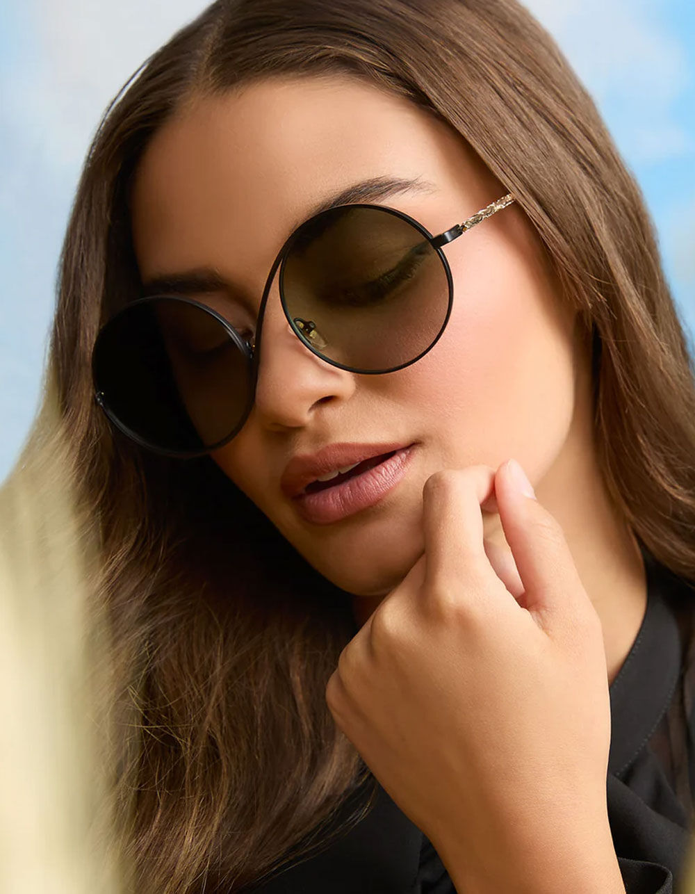 ディプティック DIFF EYEWEAR x Wicked Elphaba Wire Frame Sunglasses - BLACK - ONE