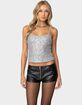 EDIKTED Celene Sequin Tank Top image number 1