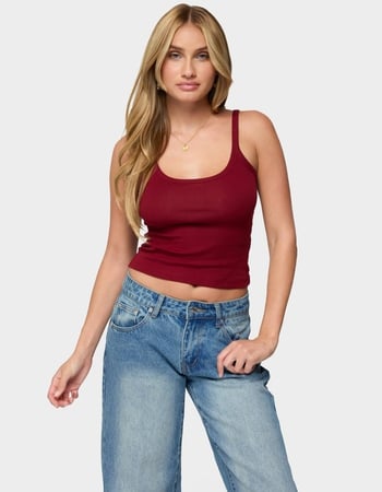 EDIKTED Basic Babe Tank Top Primary Image