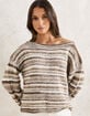 RHYTHM Baklava Knit Womens Sweater RHYTHM Baklava Knit Womens Sweater