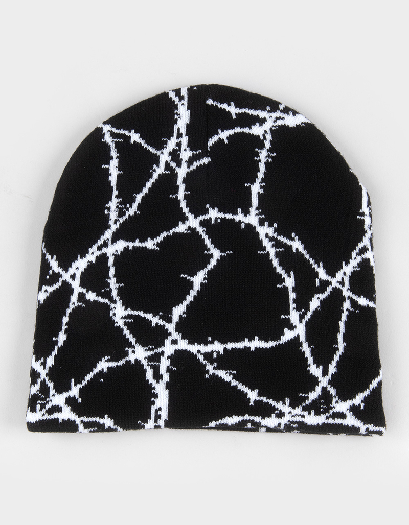 Barbwire Skully Beanie image number 1