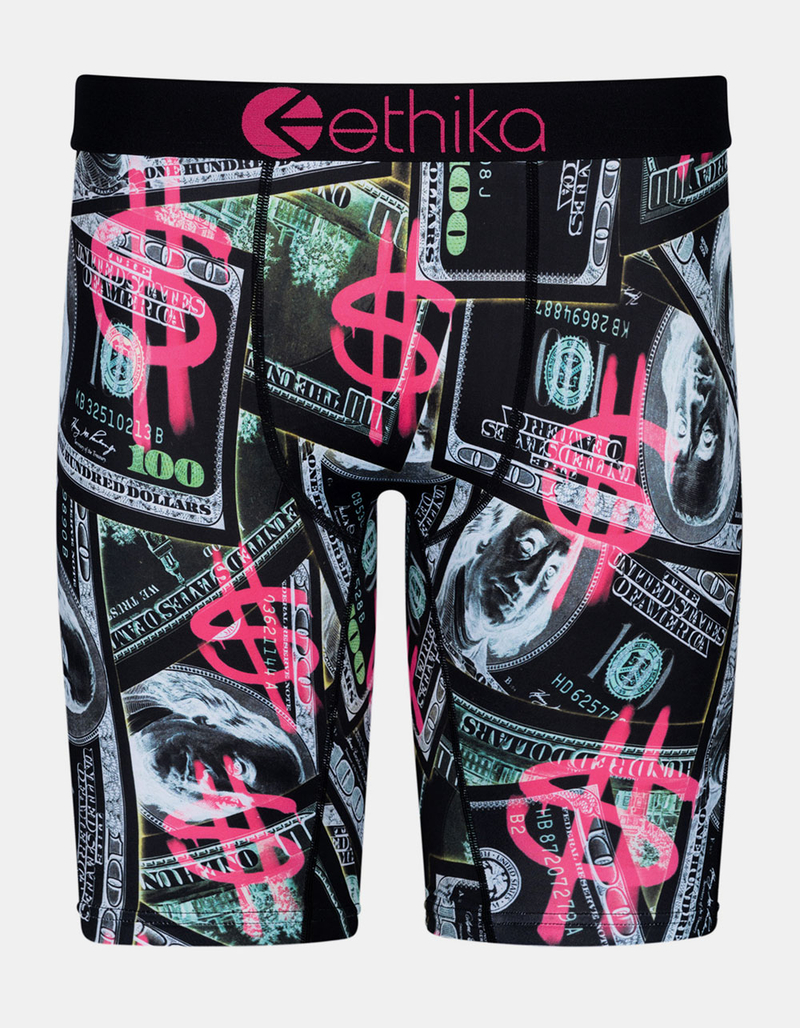 ETHIKA Printing Money Staple Boys Boxer Briefs image number 0