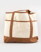 RSQ x Peanuts Fall Leaves Canvas Tote Bag image number 6