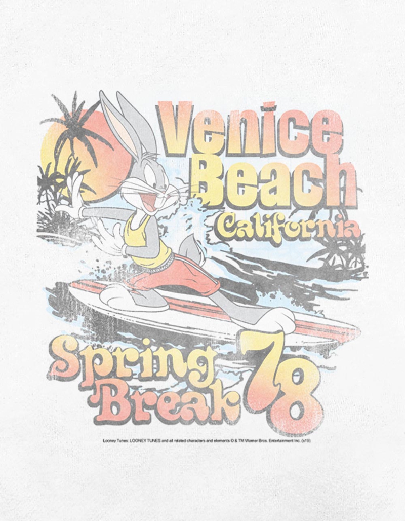 LOONEY TUNES Venice Beach Spring Break Unisex Crewneck Sweatshirt image number 1