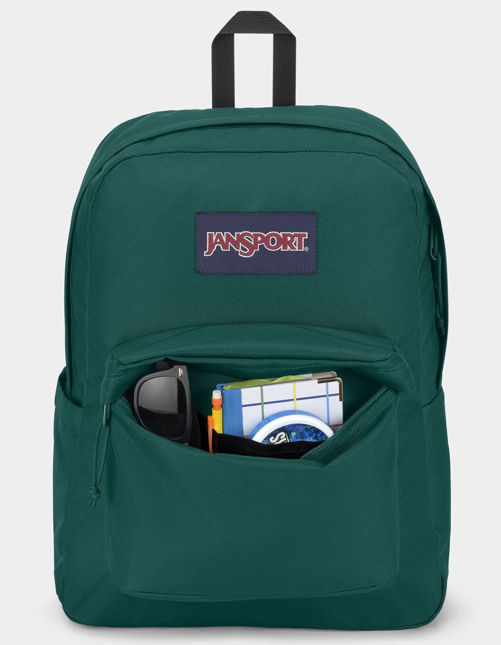JANSPORT SuperBreak Plus Backpack - DEEP JUNIPER - ONE SIZE | Tillys