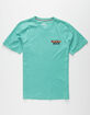 VOLCOM Day Waves Mens Aqua T-Shirt image number 2