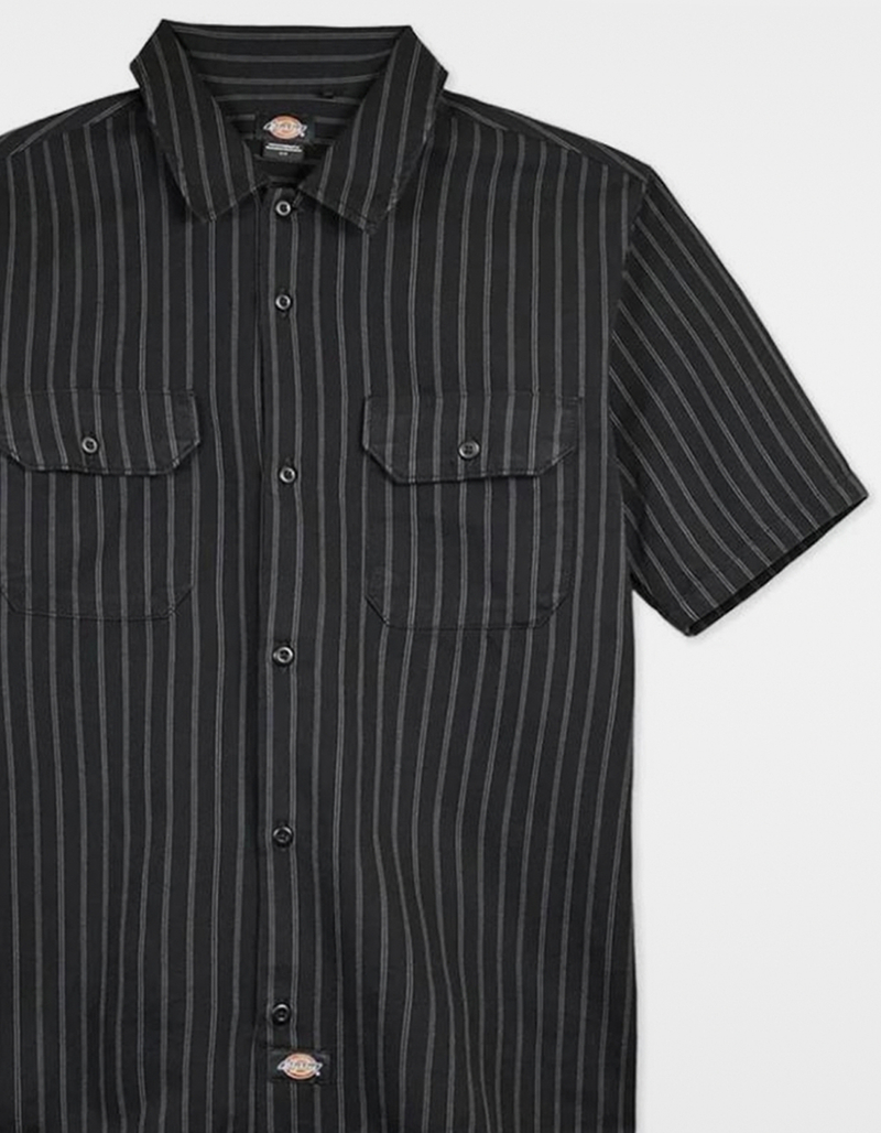 DICKIES Worn In Mens Button Up Shirt image number 1