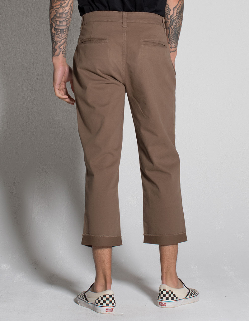 RSQ Straight Cropped Dirt Mens Chino Pants image number 3