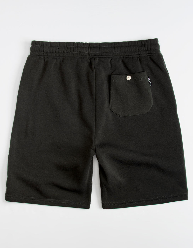 BROOKLYN CLOTH Screen Mens Black Sweat Shorts image number 1