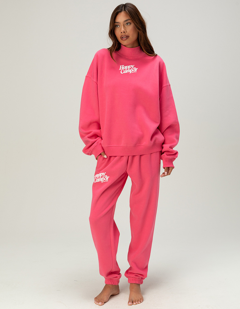 HAPPY CAMP3R Womens Mock Neck Sweatshirt image number 3