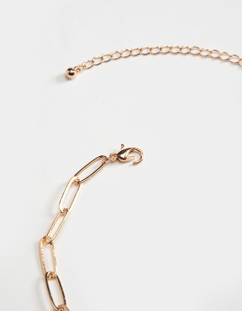 FULL TILT Heart Lock Toggle Necklace image number 2