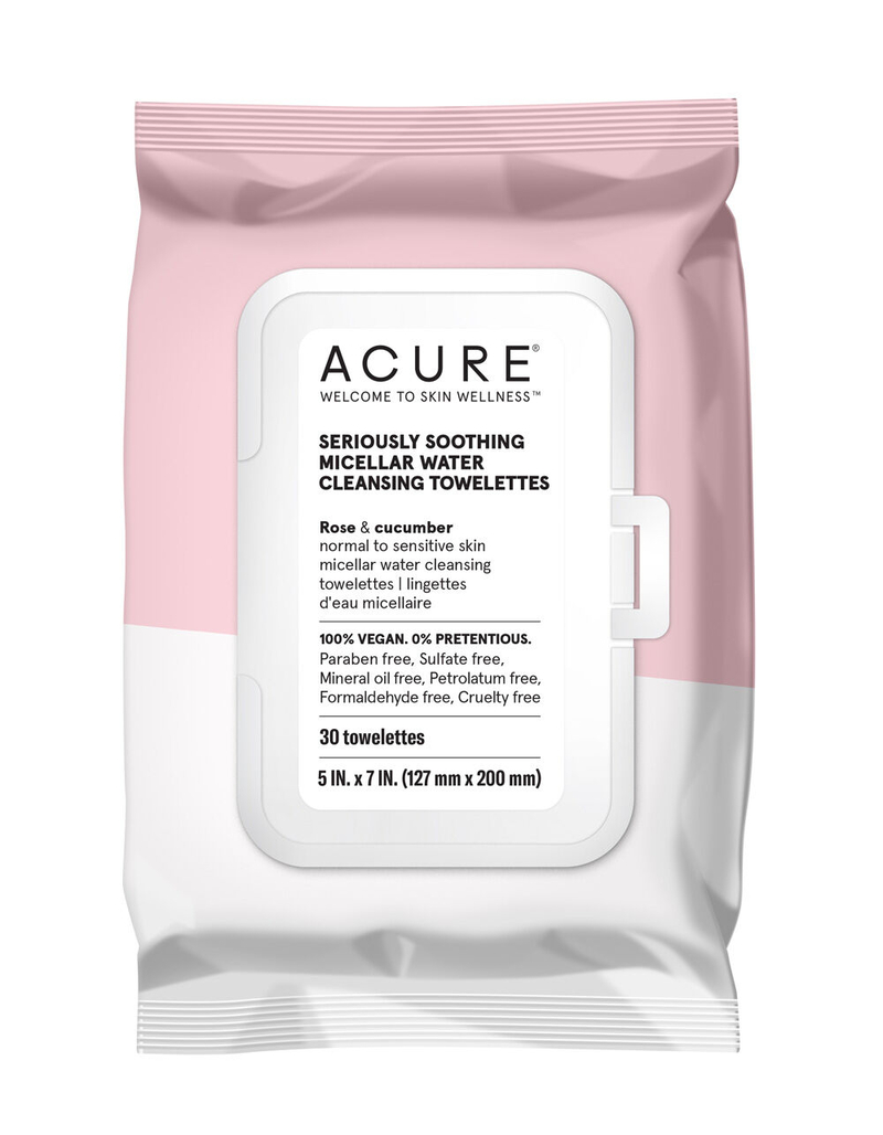 ACURE Seriously Soothing Micellar Water Towelettes image number 0
