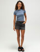 FULL TILT Shell Embroidered Womens Baby Tee image number 2
