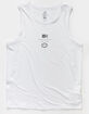 RVCA Sport Typo Mens White Tank image number 1