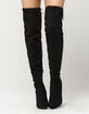 WILD DIVA Over The Knee Heeled Womens Boots image number 2