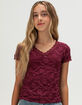 RSQ Girls Lace Seamless Top image number 1