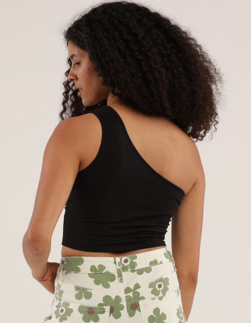 HEART & HIPS Shoulder Detail Womens Tank Top image number 2