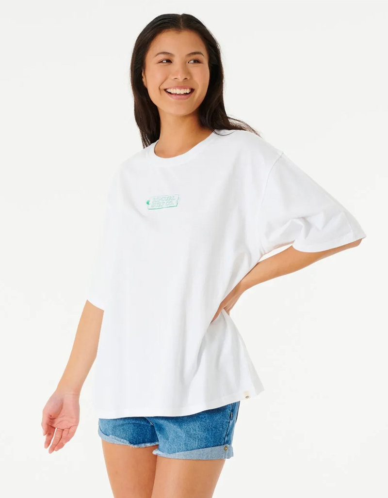 RIP CURL Balance Womens Oversized Heritage Tee image number 2