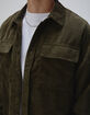 RSQ Oversized Mens Long Sleeve Corduroy Button Up Shirt image number 7