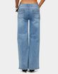 EDIKTED Dale Low Rise Straight Leg Stretchy Jeans image number 3