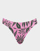 VYB SWIM Shady Palms Theo Soft Banded Bikini Bottoms image number 1