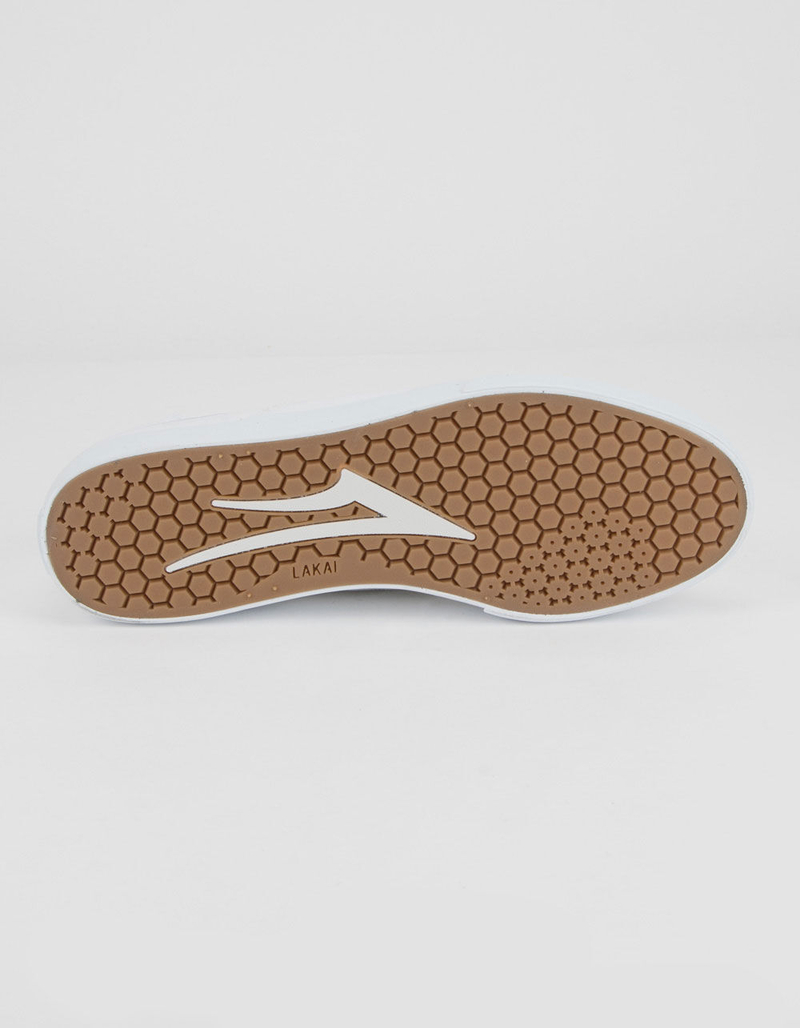 LAKAI Riley Hawk 2 White Canvas Mens Shoes image number 5