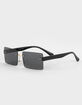RSQ Rimless Oversized Rectangle Sunglasses image number 1