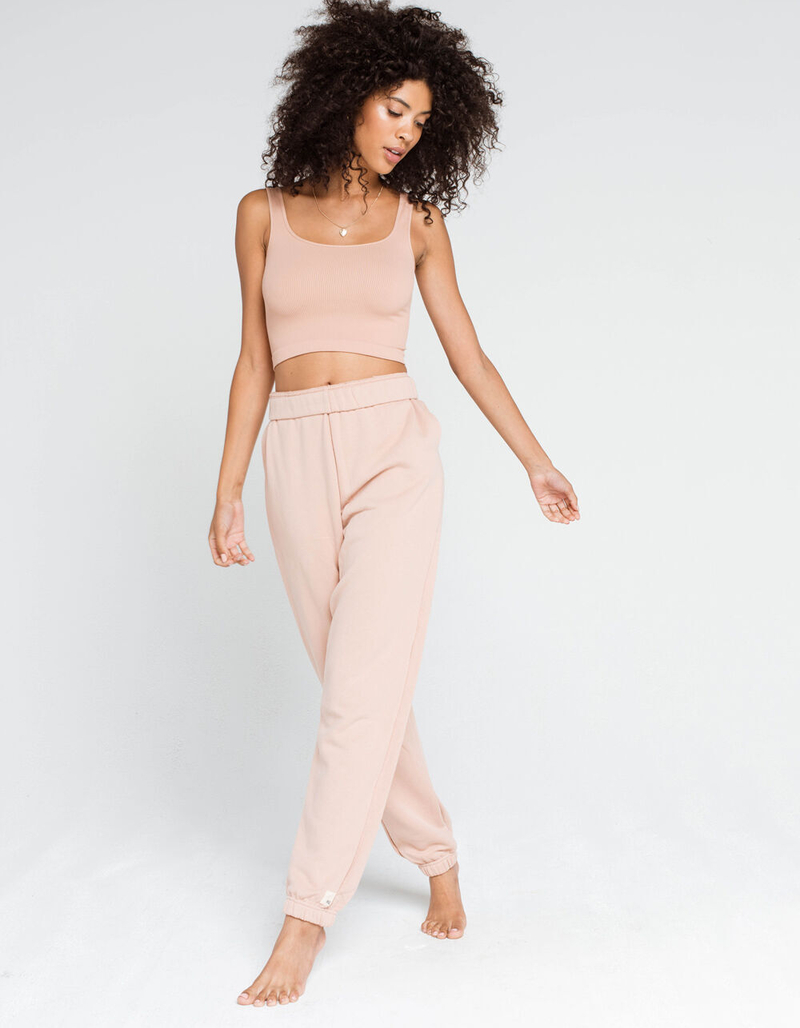 RSQ Seamless Square Neck Womens Nude Cami image number 3