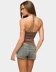 EDIKTED Ellise Studded Built In Bra Top image number 3