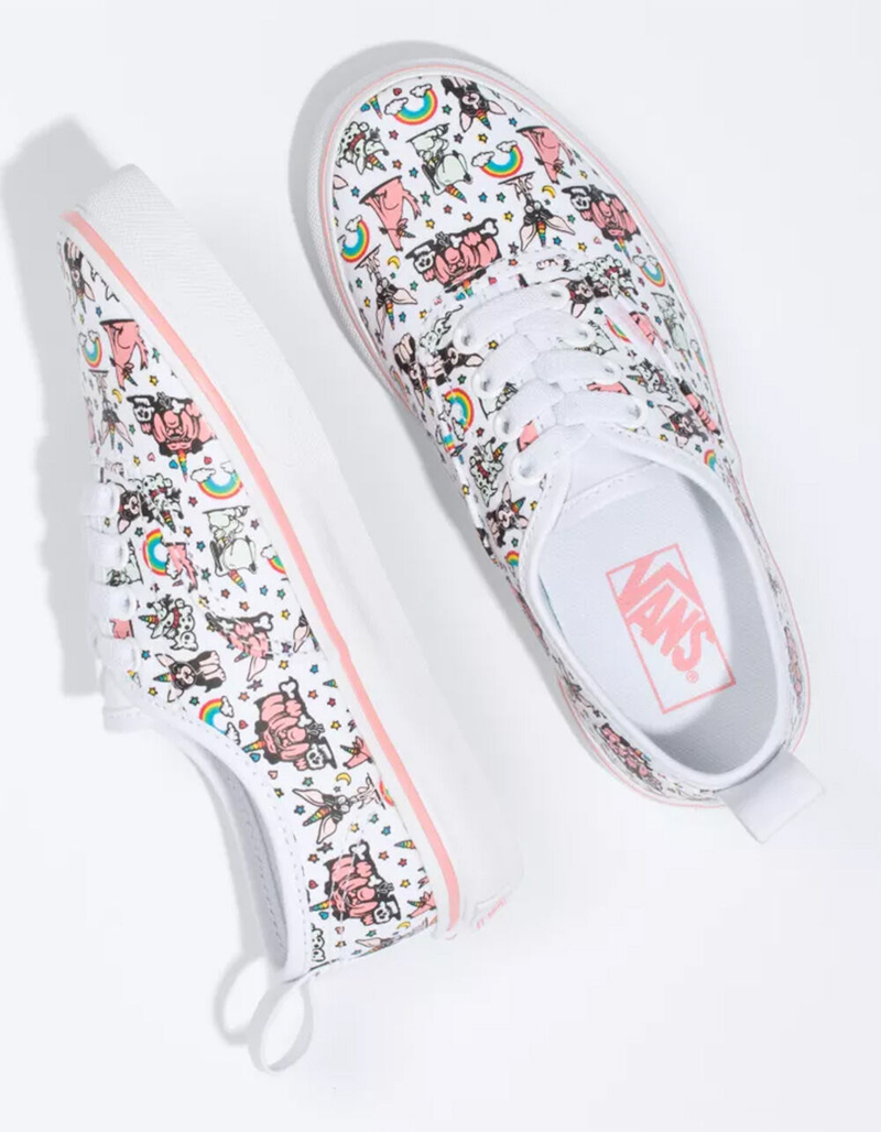 VANS Puppicorns Authentic Elastic Lace Girls Shoes image number 2