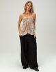 BDG Urban Outfitters Clara Womens Ruffle Babydoll Top image number 5
