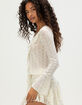 NECTAR CLOTHING Boho Womens Long Sleeve Lace Top image number 4