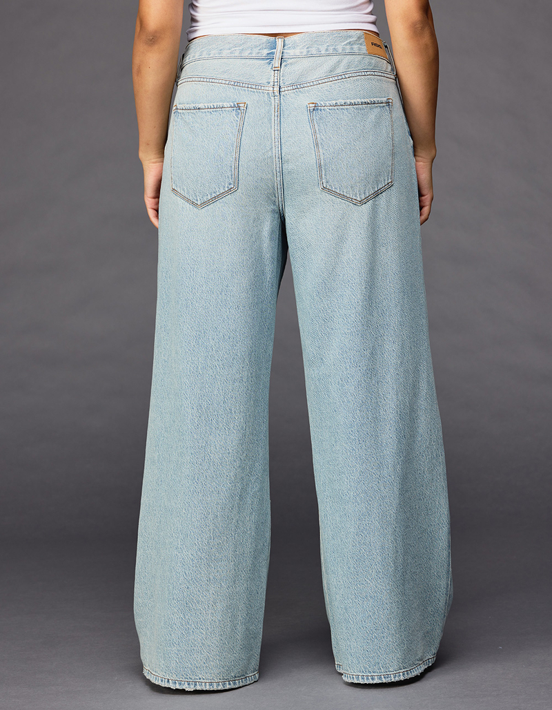 RSQ Womens Mid Rise Wide Leg Jeans image number 7