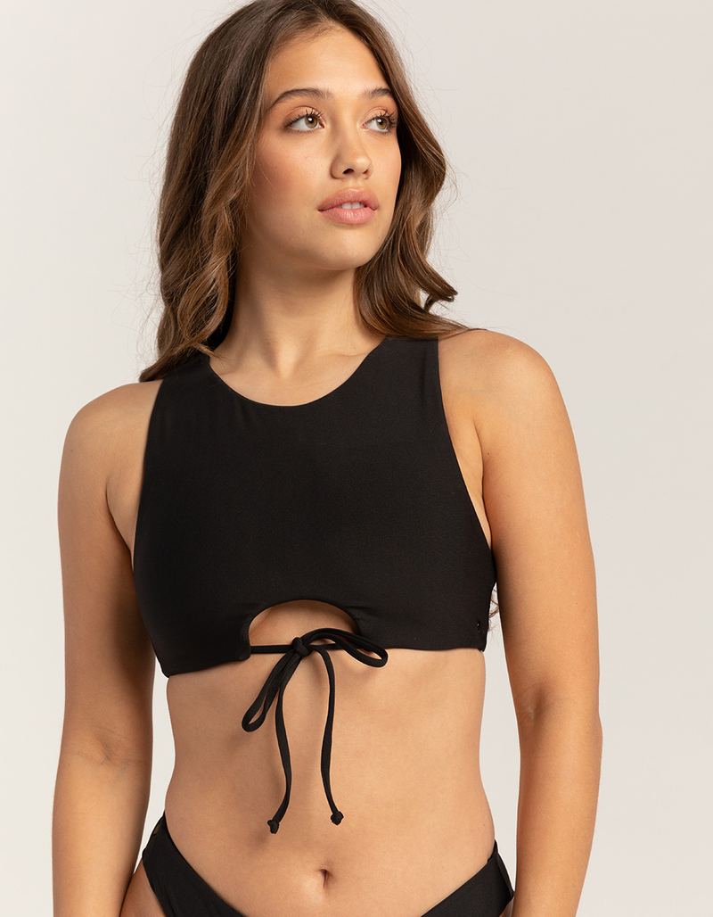 VOLCOM Simply Seamless High Neck Bikini Top image number 0