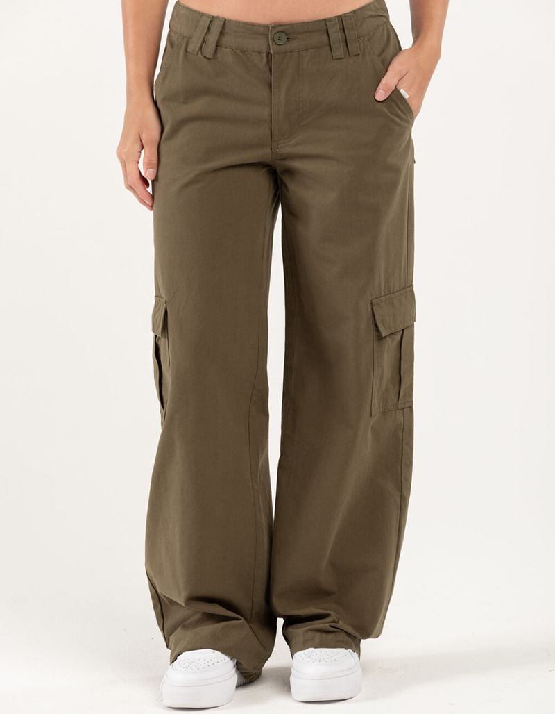 RSQ Womens Low Rise Cargo Pants image number 2