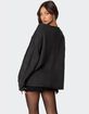 EDIKTED Inga Oversized Cable Knit Sweater image number 4