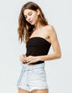 FULL TILT Essentials Black Womens Tube Top image number 1