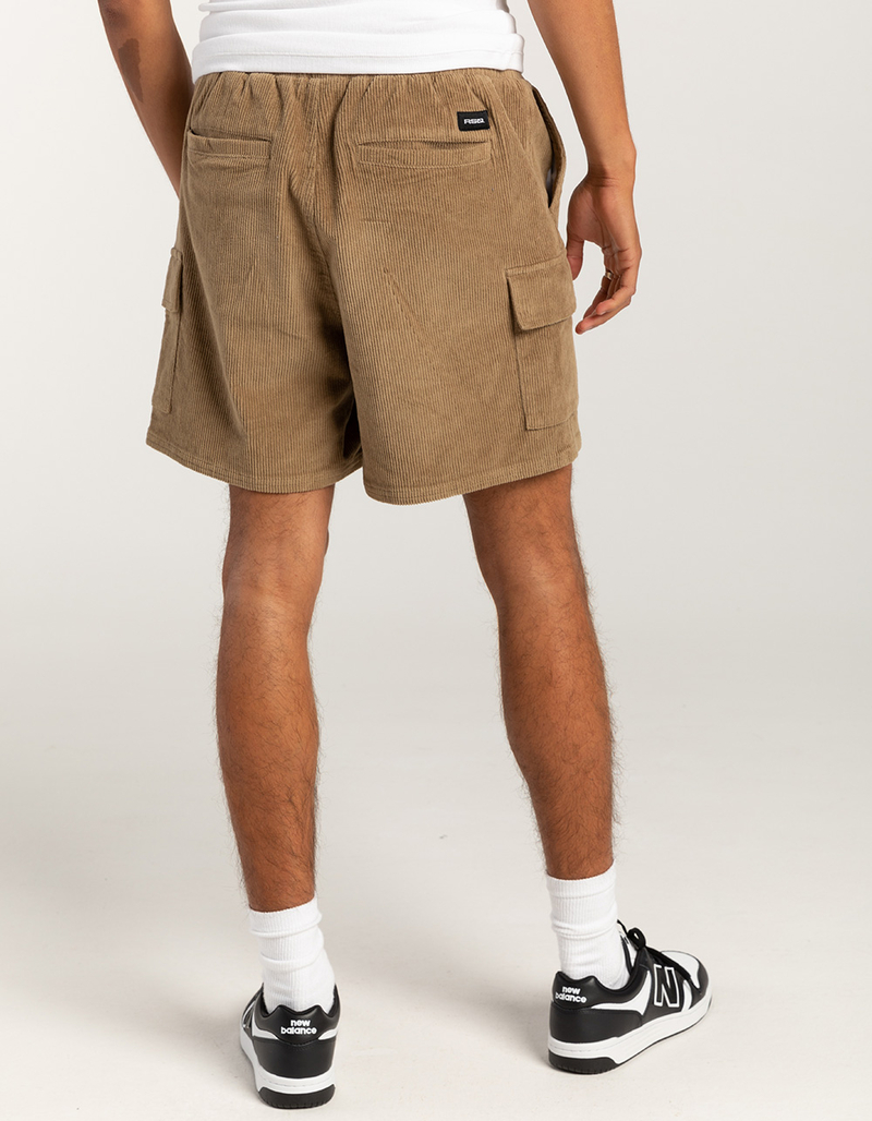 RSQ Mens Cord Cargo Pull On Shorts image number 5