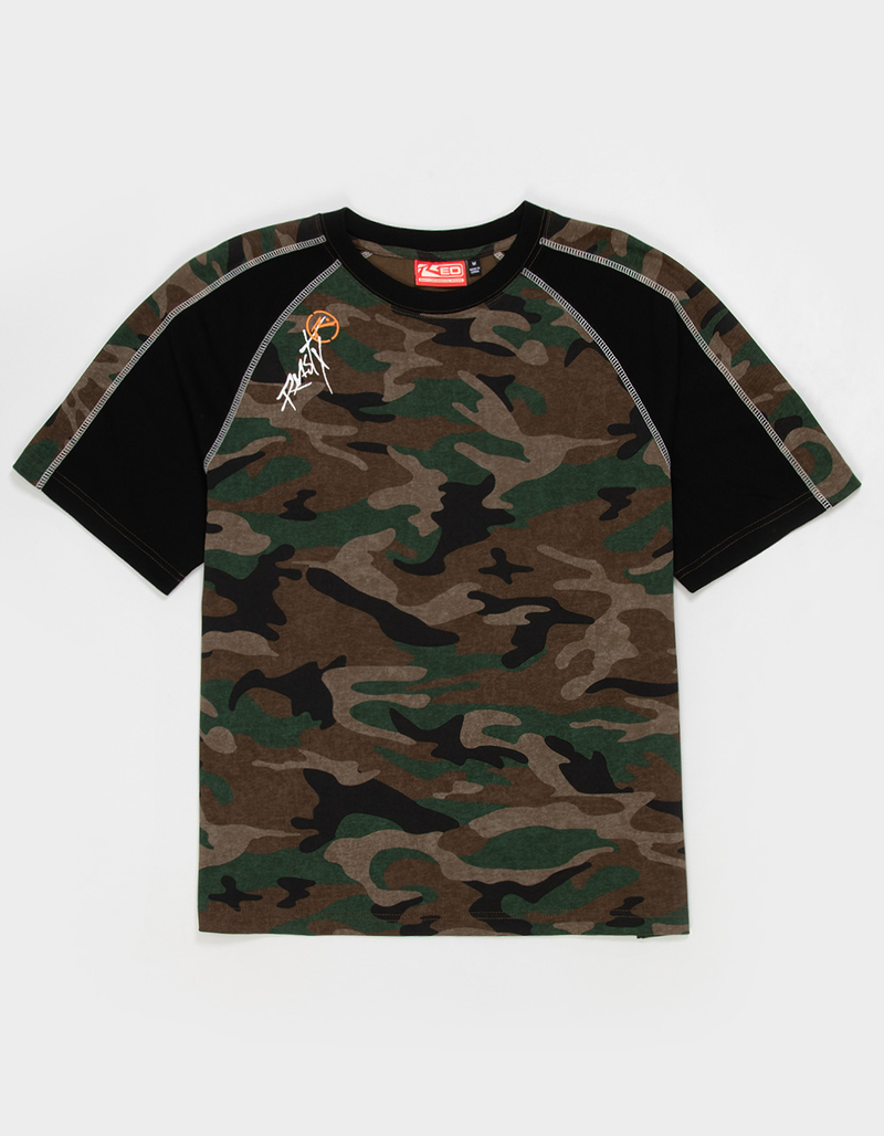 RUSTY Woof Mens Raglan Tee image number 0
