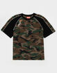 RUSTY Woof Mens Raglan Tee image number 1