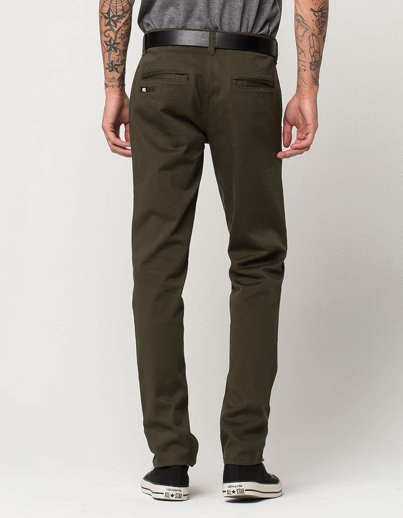 RSQ London Mens Skinny Stretch Chino Pants image number 3